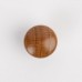 Knob style A 30mm oak lacquered wooden knob